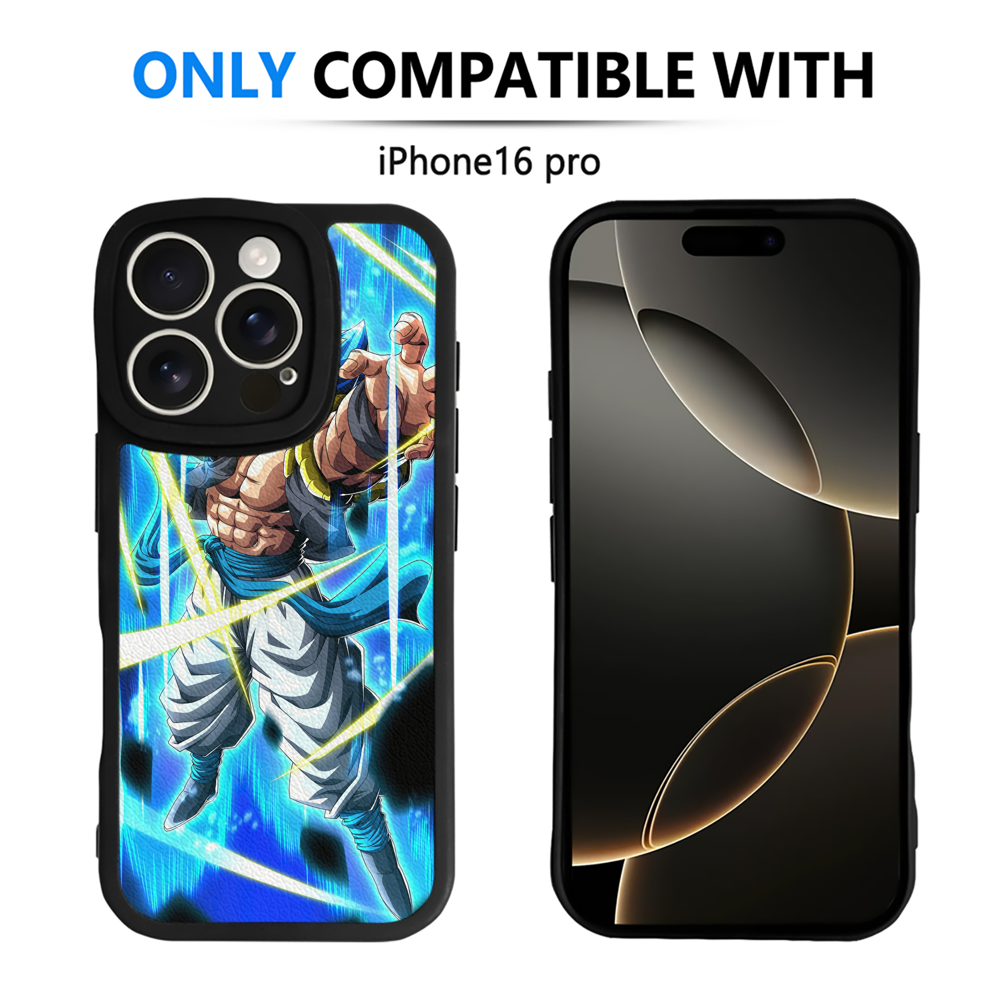 （画像用） ドラゴンボール DRAGON BALL 【iPhone 16シリーズ対応】シリコンスマホケース（レザー調） 材質：シリコン